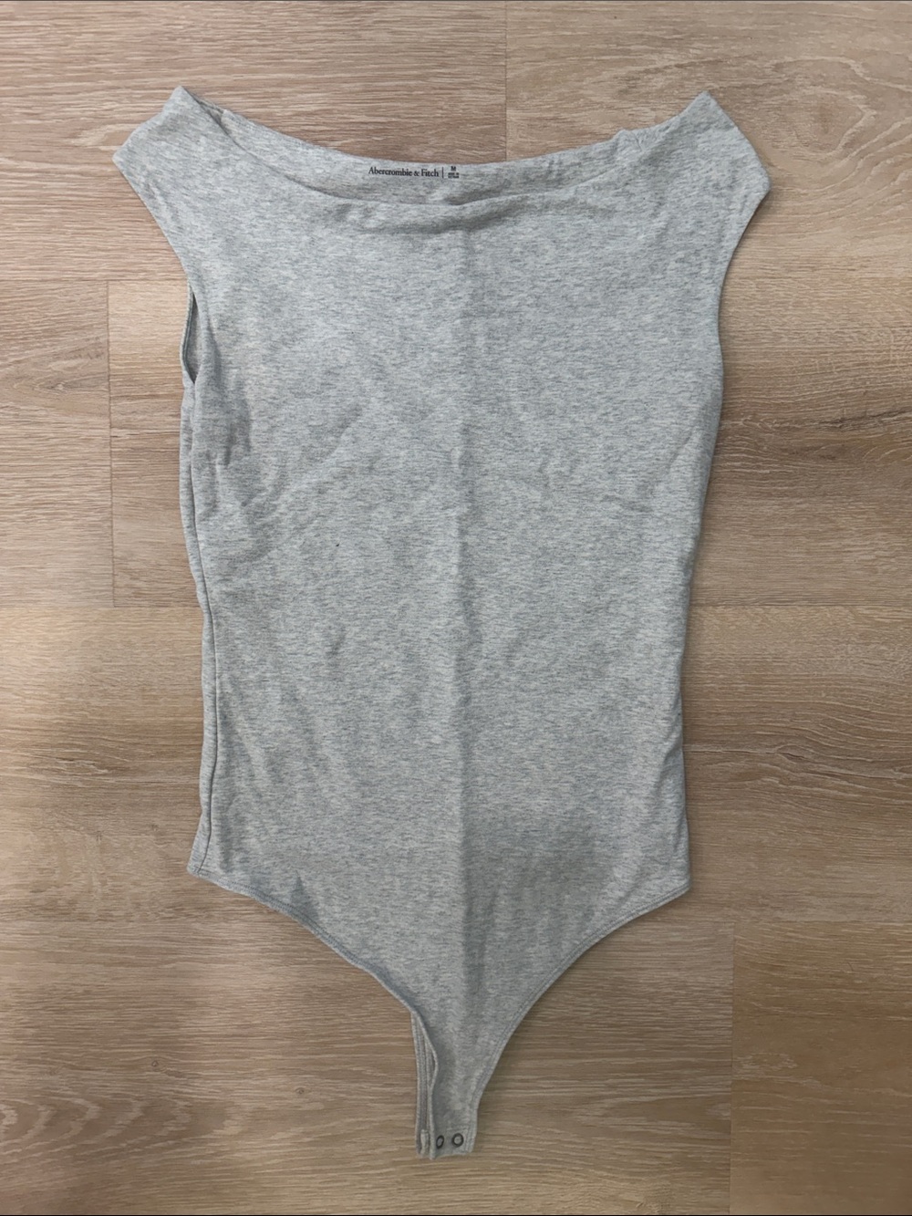 Abercrombie & Fitch Light Heather Gray Bodysuit